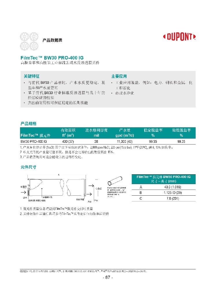 BW30PRO-400IG(原型號BW30-400IG)
